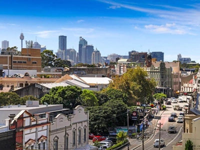 Aerial view of Sydney Inner West suburbs