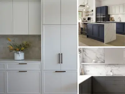 Affordable kitchen ideas with flat-pack cabinetry, clean lines, and simple styling