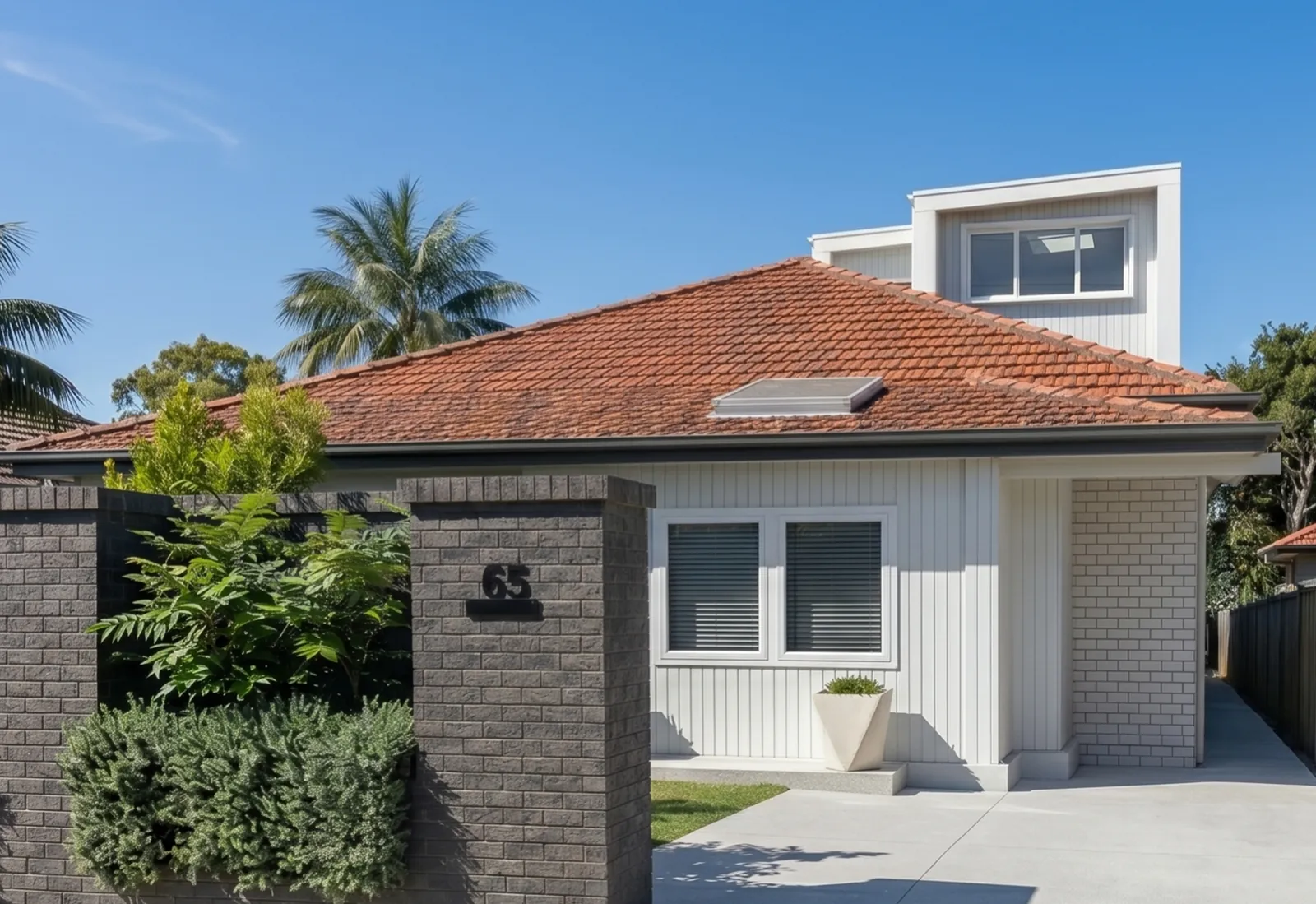 Front elevation of a Naremburn home undergoing a first-floor addition by LikeSilk Building